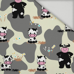 COWS ON BEIGE - Quick-drying woven fabric