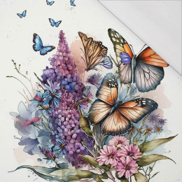 BEAUTIFUL BUTTERFLY PAT. 1  - PANEL (60cm x 50cm) SINGLE JERSEY