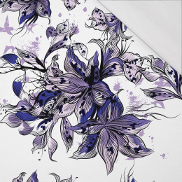 VANILLA BLOSSOM (Very Peri) - single jersey with elastane 