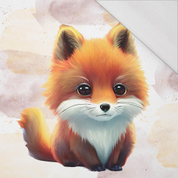 BABY FOX - panel (75cm x 80cm) SINGLE JERSEY PANEL