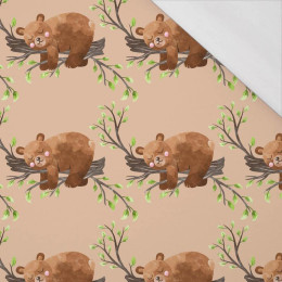 SLEEPING BEARS (BEARS AND BUTTERFLIES) - single jersey with elastane 
