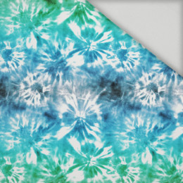 BATIK pat. 1 / blue - green - quick-drying woven fabric