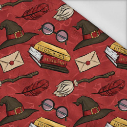 MAGIC MIX PAT. 1 (MAGIC SCHOOL) / red - Waterproof woven fabric