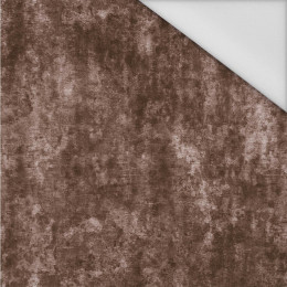 GRUNGE (brown) - Waterproof woven fabric