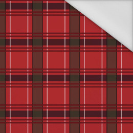 CHECK PAT.5 / red - Waterproof woven fabric
