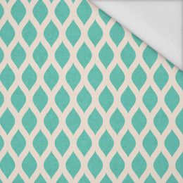 CHAINS ( ecru ) / patina - Waterproof woven fabric