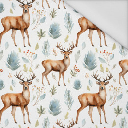 PASTEL REINDEER - Waterproof woven fabric