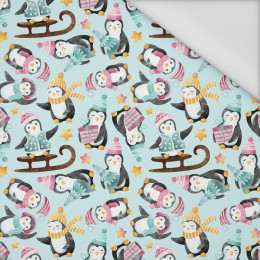 PENGUINS MIX PAT. 1 (CHRISTMAS PENGUINS) - Waterproof woven fabric