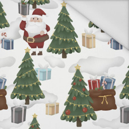 200cm SANTAS WITH A BAGS OF PRESENTS (IN THE SANTA CLAUS FOREST) - Waterproof woven fabric