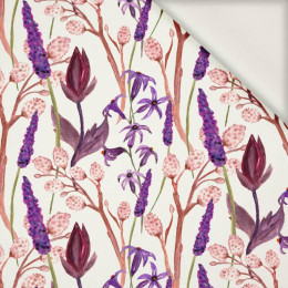 LAVENDER pat. 2 (BLOOMING MEADOW) - viscose woven fabric