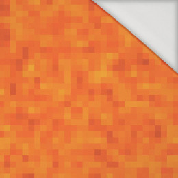 PIXELS pat. 2 / orange - Viscose jersey