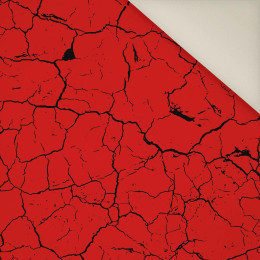RED SCORCHED EARTH (black)- Upholstery velour 