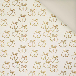 GOLDEN CHRISTMAS BELLS (WHITE CHRISTMAS)- Upholstery velour 