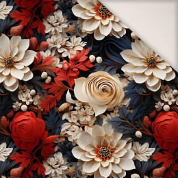 VIBRANT FLOWERS PAT. 1 - PERKAL Cotton fabric