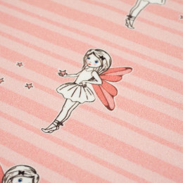 FAIRIES / pink - Viscose jersey WE210