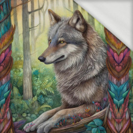 BOHO WOLF - panel (75cm x 80cm) looped knit