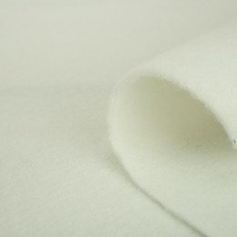 Decorative felt - white