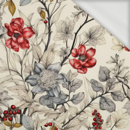 FLOWERS wz.16 - looped knit fabric