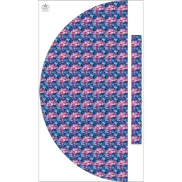 Skirt panel "MAXI" - crepe/ Flowers wz.32