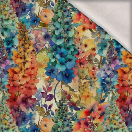 FLOWERS WZ.40 - brushed knitwear with elastane ITY