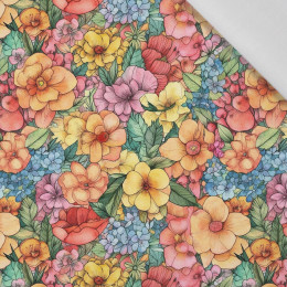 FLOWERS WZ.44 - Cotton woven fabric