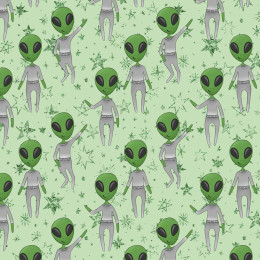 ALIENS pat. 2 (AREA 51)- Upholstery velour 