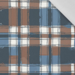 CHECK / Mocha Mousse  - Cotton woven fabric