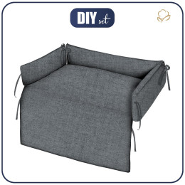 ANIMAL BED - LINEN / grey - sewing set