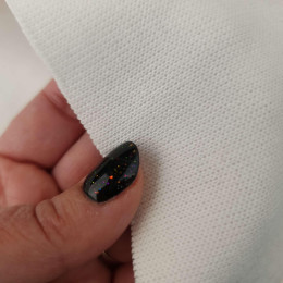 Exclusive Sweater-Knit Sweatshirt Fabric "Margot" - ECRU