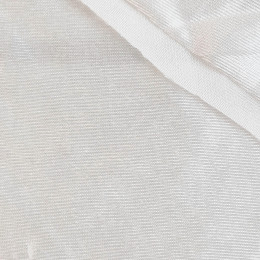 WHITE - lurex knit fabric