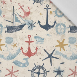 MARINE pat. 2 - Cotton woven fabric