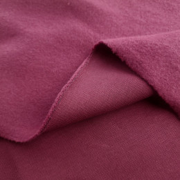 Thick brushed sweatshirt D300 - AUBERGINE (D-215) 