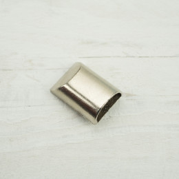 Metal zipper end pat. 2 - silver