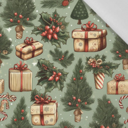 Vintage Christmas wz.13 - Cotton woven fabric