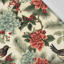 Vintage Christmas wz.18 - Cotton woven fabric