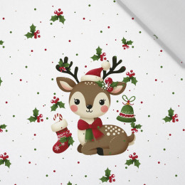 WINTER ANIMALS wz.13 - panel (60cm x 50cm)  Cotton woven fabric