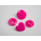 Fasteners KAM hearts 12 mm fuchsia 10 sets