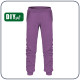 CHILDREN'S JOGGERS (LYON) - ACID WASH / PURPLE - looped knit fabric 