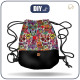 GYM BAG - SKULLS pat. 4 / colorful (DIA DE LOS MUERTOS) - small
