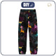CHILDREN'S SOFTSHELL TROUSERS (YETI) - ALCOHOL INK WZ. 6 - sewing set