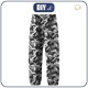 CHILDREN'S SOFTSHELL TROUSERS (YETI) - CAMOUFLAGE GREY