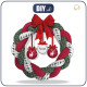 CHRISTMAS WREATH - XMAS / REINDEERS AND TWIGS - sewing set