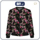 WOMEN’S BOMBER JACKET (KAMA) - PINK FLOWERS PAT. 2 - sewing set