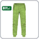 CHILDREN'S JOGGERS (LYON) - ACID WASH / LIGHT GREEN (DIA DE LOS MUERTOS) - looped knit fabric 