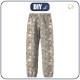 CHILDREN'S SOFTSHELL TROUSERS (YETI) - WINTER PARTY PAT. 1 (WINTER FUN) / ACID WASH BEIGE