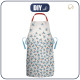 APRON - BLUE LEAVES pat. 2