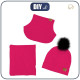 FUCHSIA / fox - Cap and loop creative sewing set