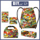 PUPIL PACKAGE - CAMOUFLAGE COLORFUL - sewing set