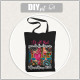 SHOPPER BAG - COLORS LOVE / black - sewing set