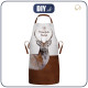 CHRISTMAS APRON - WESOŁYCH ŚWIĄT / reindeer